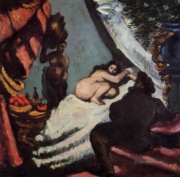 Desnudo Painting - Una Olimpia moderna 2 Paul Cezanne Desnudo impresionista